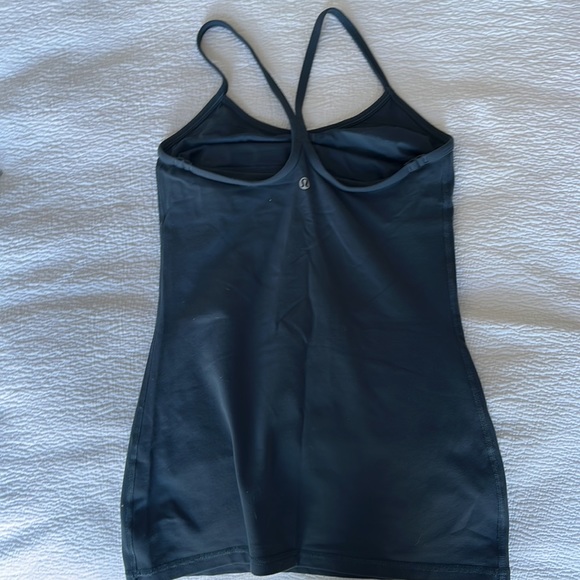 Lululemon Power Y Workout Tank, size 4, Blueish Grey - Picture 2 of 4
